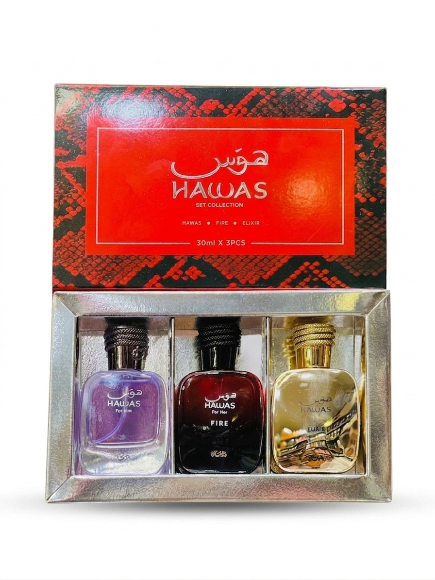 Rasasi Hawas Fire Set Collection